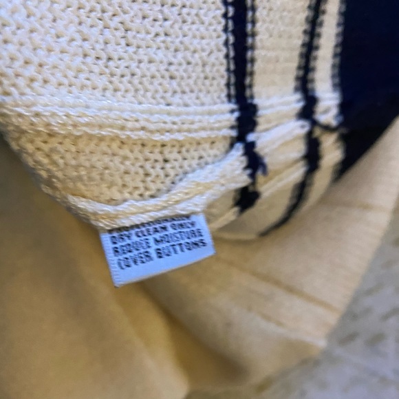 St John Striped V-Neck Sweater - Picture 6 of 10